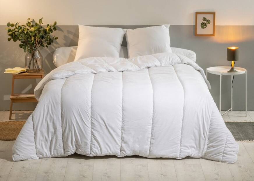 couette bleu calin antiacarien